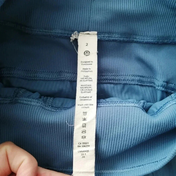 Lululemon Dance Studio Crop 25" Cinch Hem Pants Soft Denim Blue 2 - Picture 12 of 16